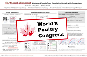 World's Poultry Congress Conference Poster Printing in Toronto 2026 - pickup Downtown Toronto near MTCC
